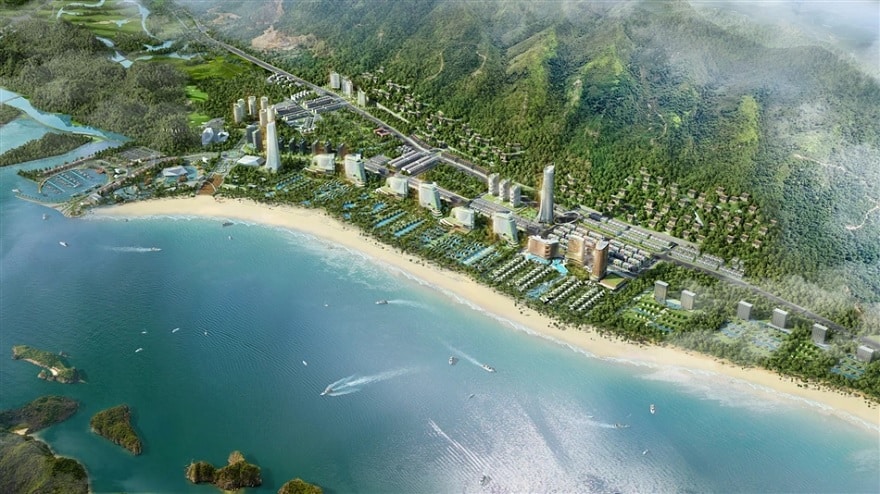 Bãi biển Việt Mỹ Vân Đồn