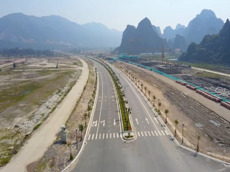 Các tuyến đường lớn tại dự án Phương Đông Vân Đồn