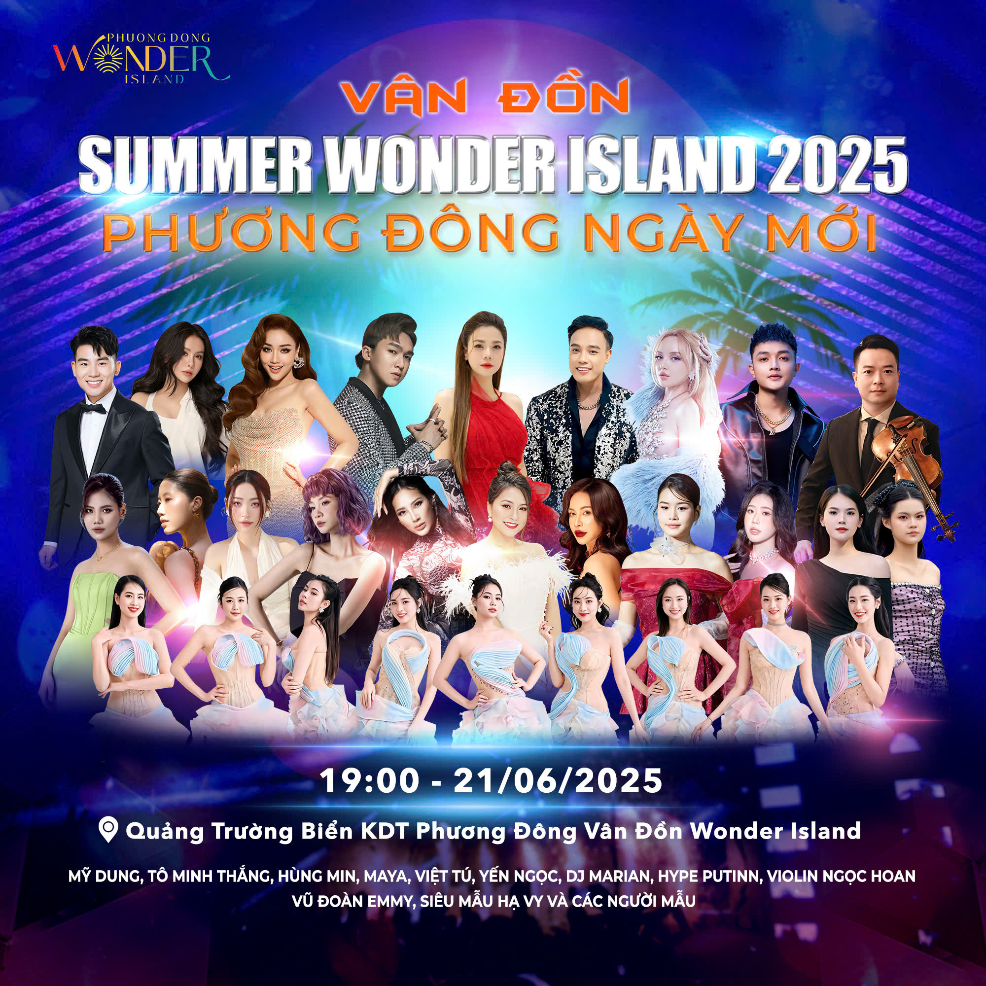 Vân Đồn Summer Wonder Island 2025 – Đại nhạc hội bùng nổ mùa hè tại Phương Đông Vân Đồn