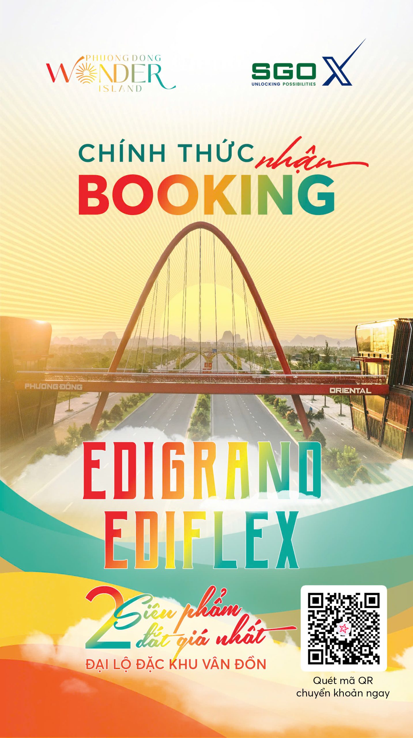 Chính Thức Nhận Booking Hai Siêu Phẩm EDIFLEX và EDIGRAND Trục Đường 58m – Phương Đông Vân Đồn