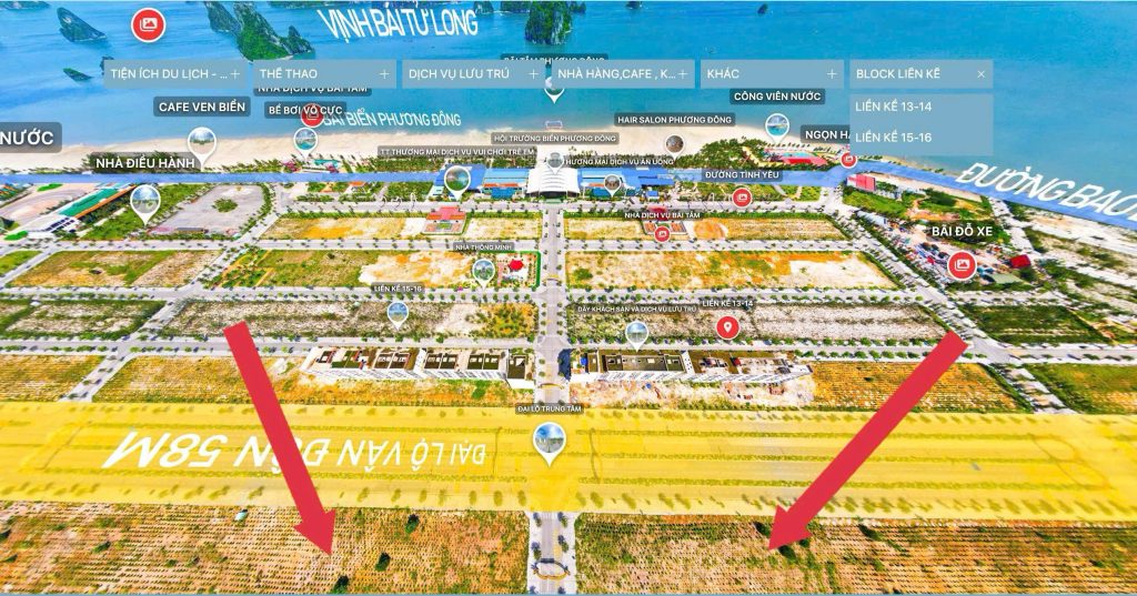 Shophouse trục đường 58m Phương Đông Vân Đồn