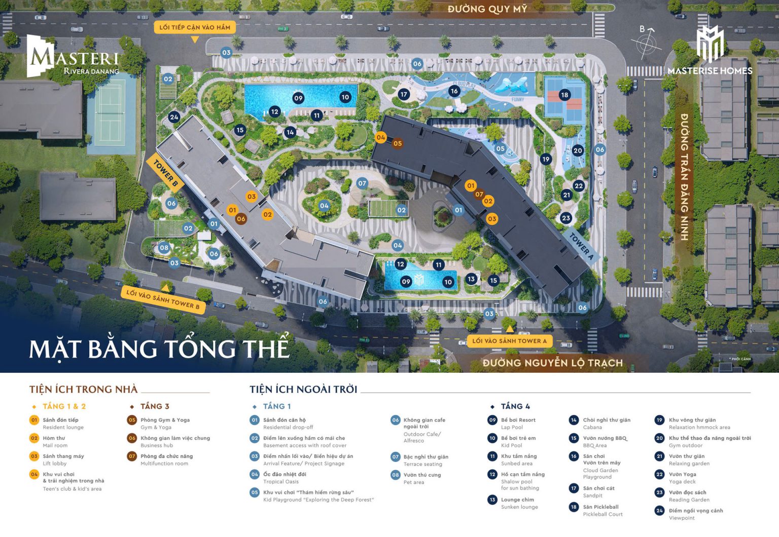 Tiện ích Masteri Rivera Đà Nẵng