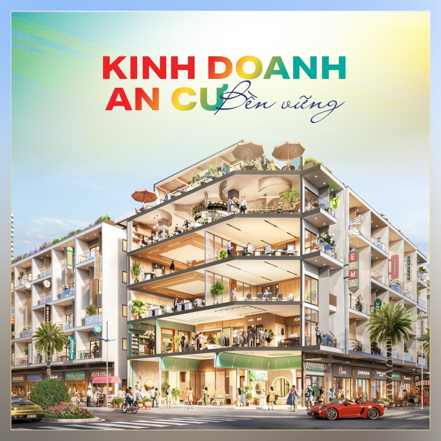 Các điểm nhấn nổi bật của dãy shophouse mặt tiền đại lộ 58m – Phương Đông Vân Đồn mở bán đợt 1