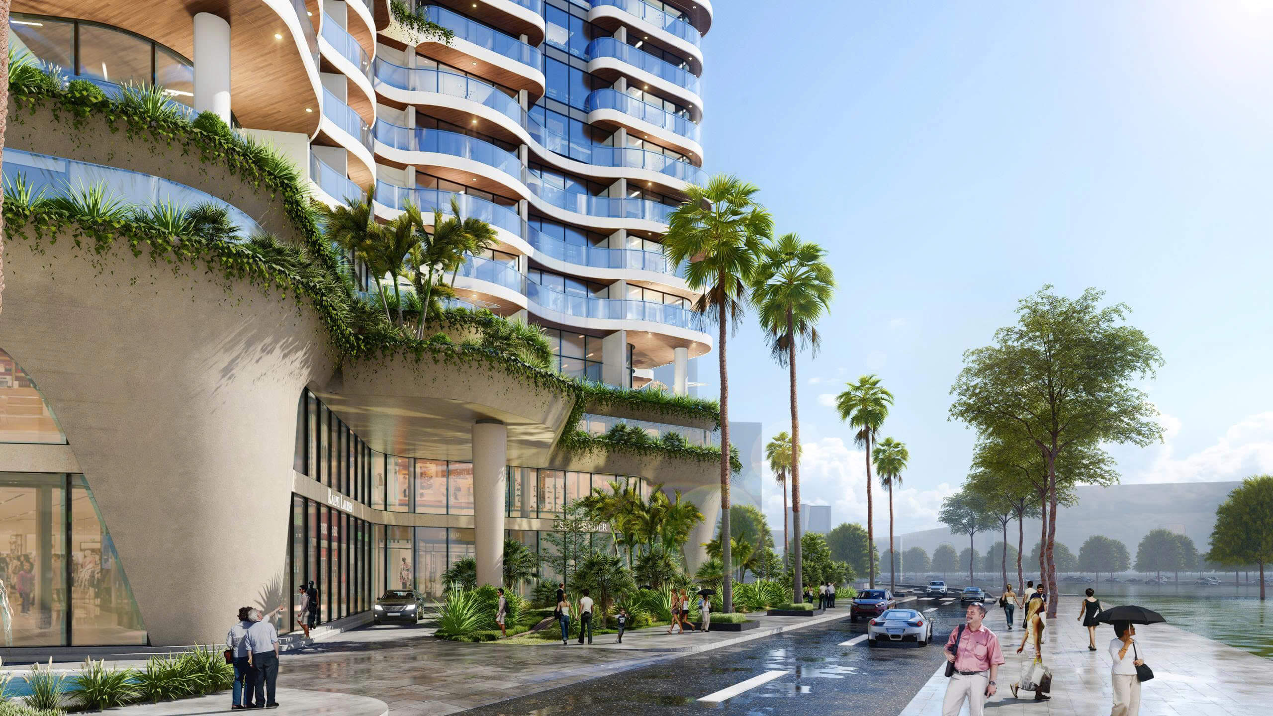 Phối cănh toà Vân Bay Phương Đông Vân Đồn