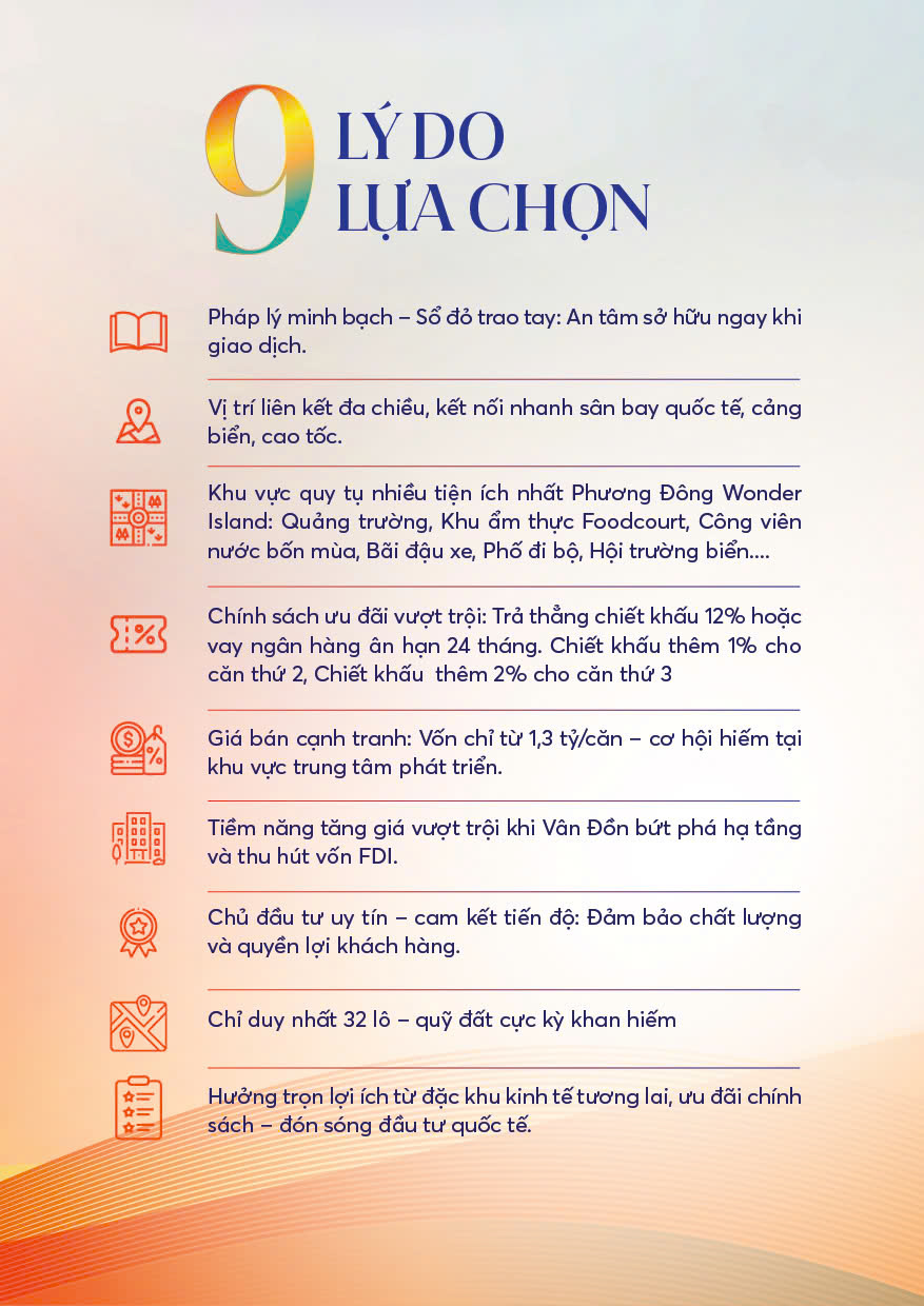 9 Lý do nên sở hữu đất nền Phương Đông Vân Đồn cuối năm 2025