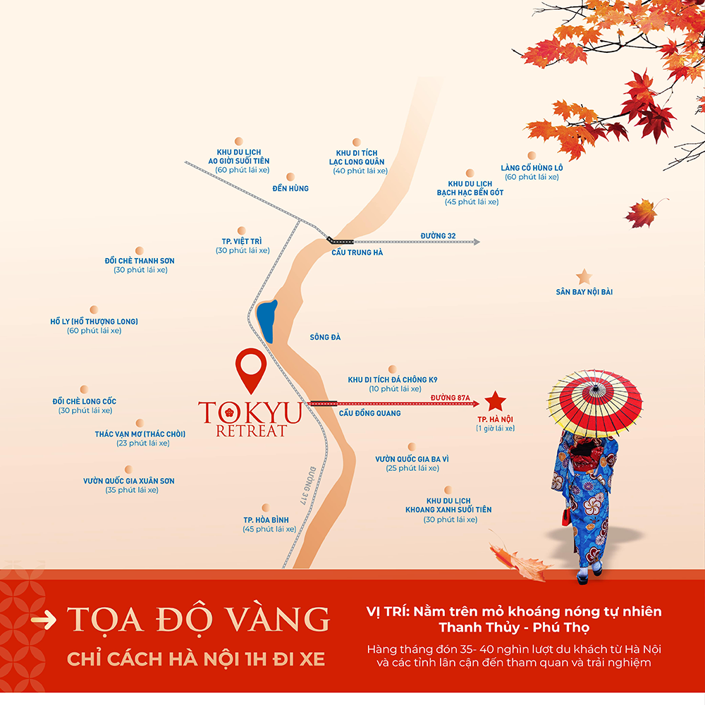 Vị trí Tokyu Retreat