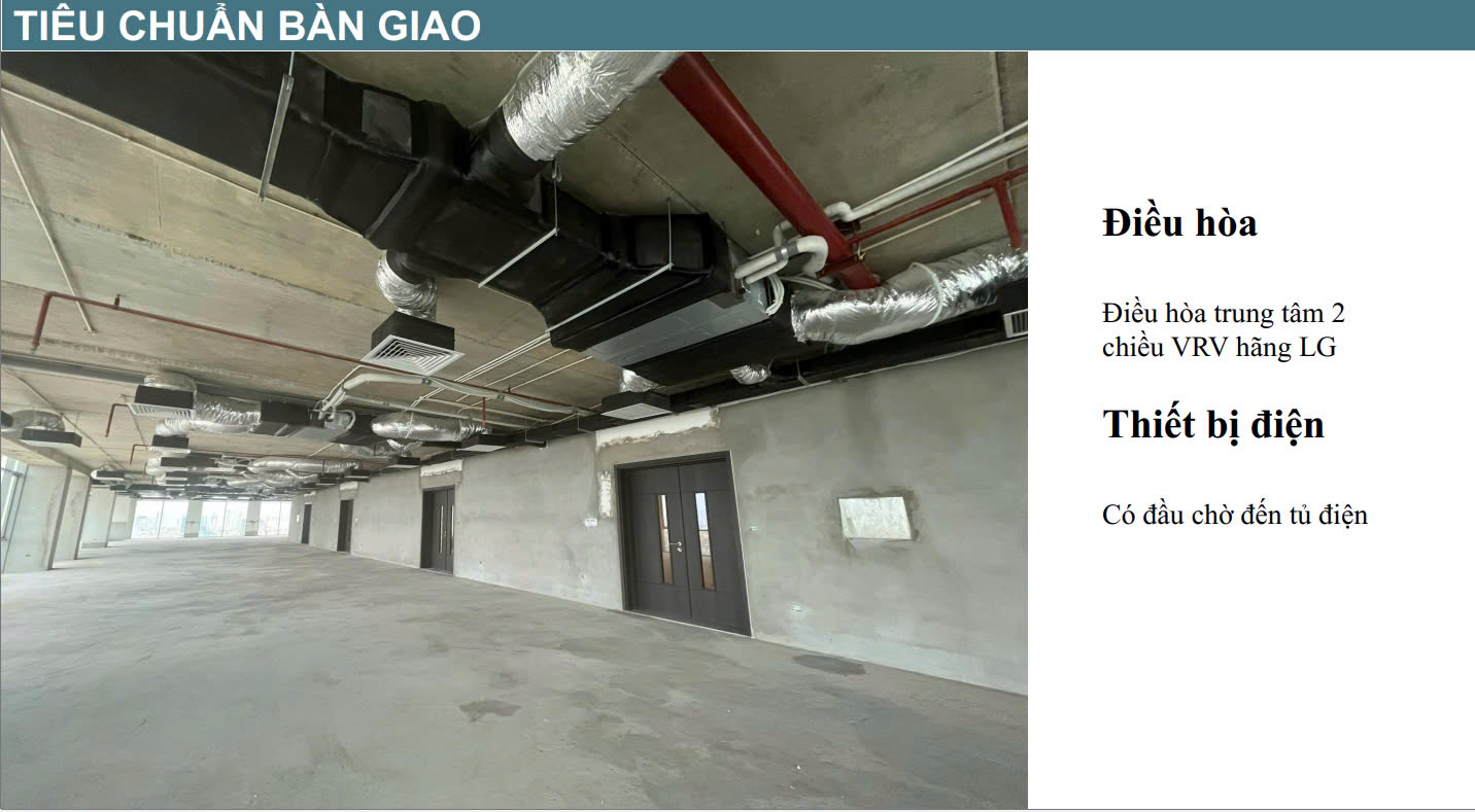 Tiêu chuẩn bàn giao Vinaconex Diamond Tower