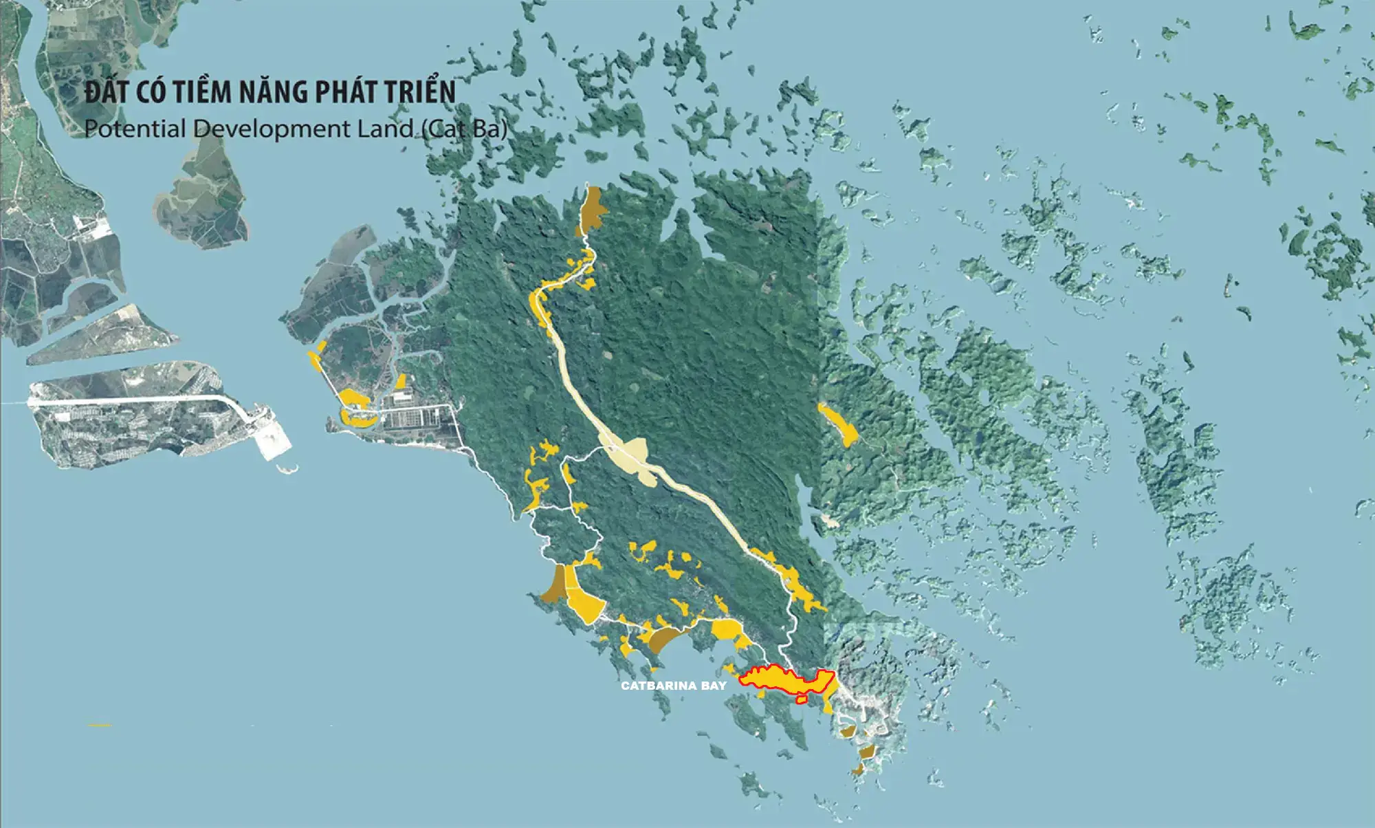Vị trí dự án Catbarina Bay