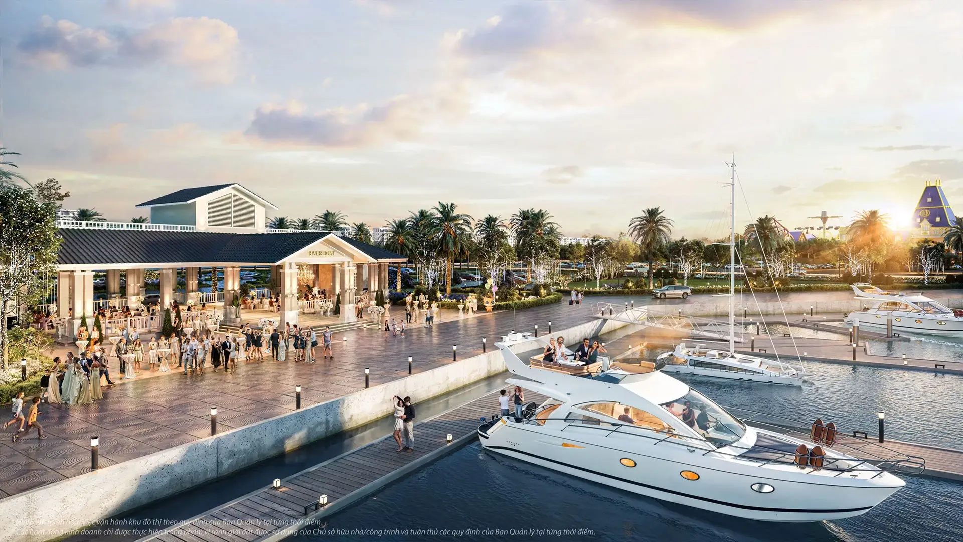 Tiện ích bến du thuyền tại Catbarina Bay