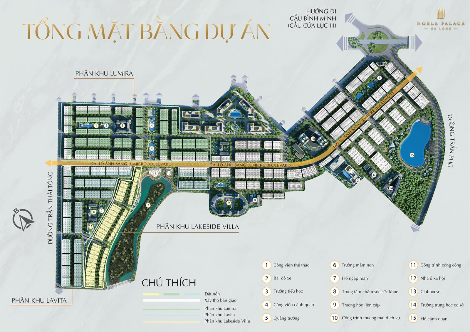 Mặt bằng dự án Noble Palace Hạ Long