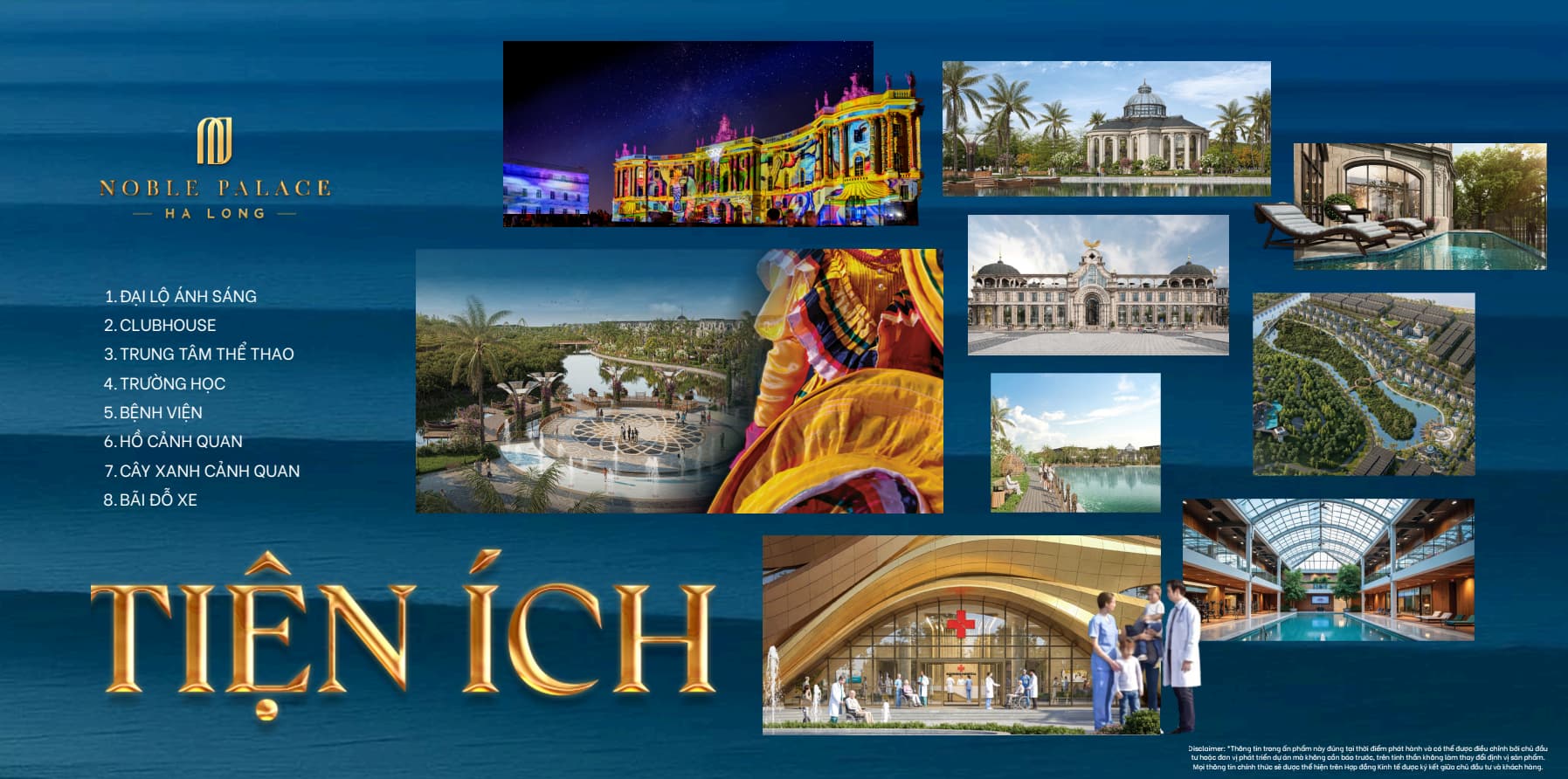 Hệ thống tiện ích tại Noble Palace Hạ Long