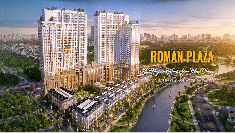 Phối cảnh tổng quan chung cư Roman Plaza Tố Hữu