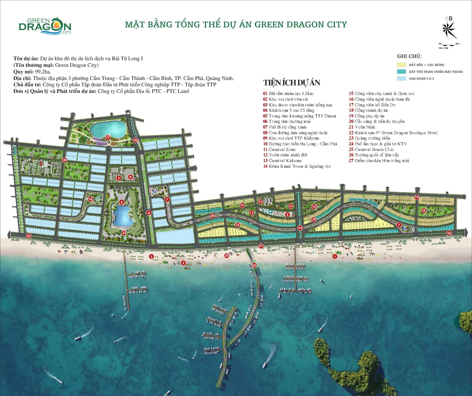 Thông tin tổng quan dự án Green Dragon City