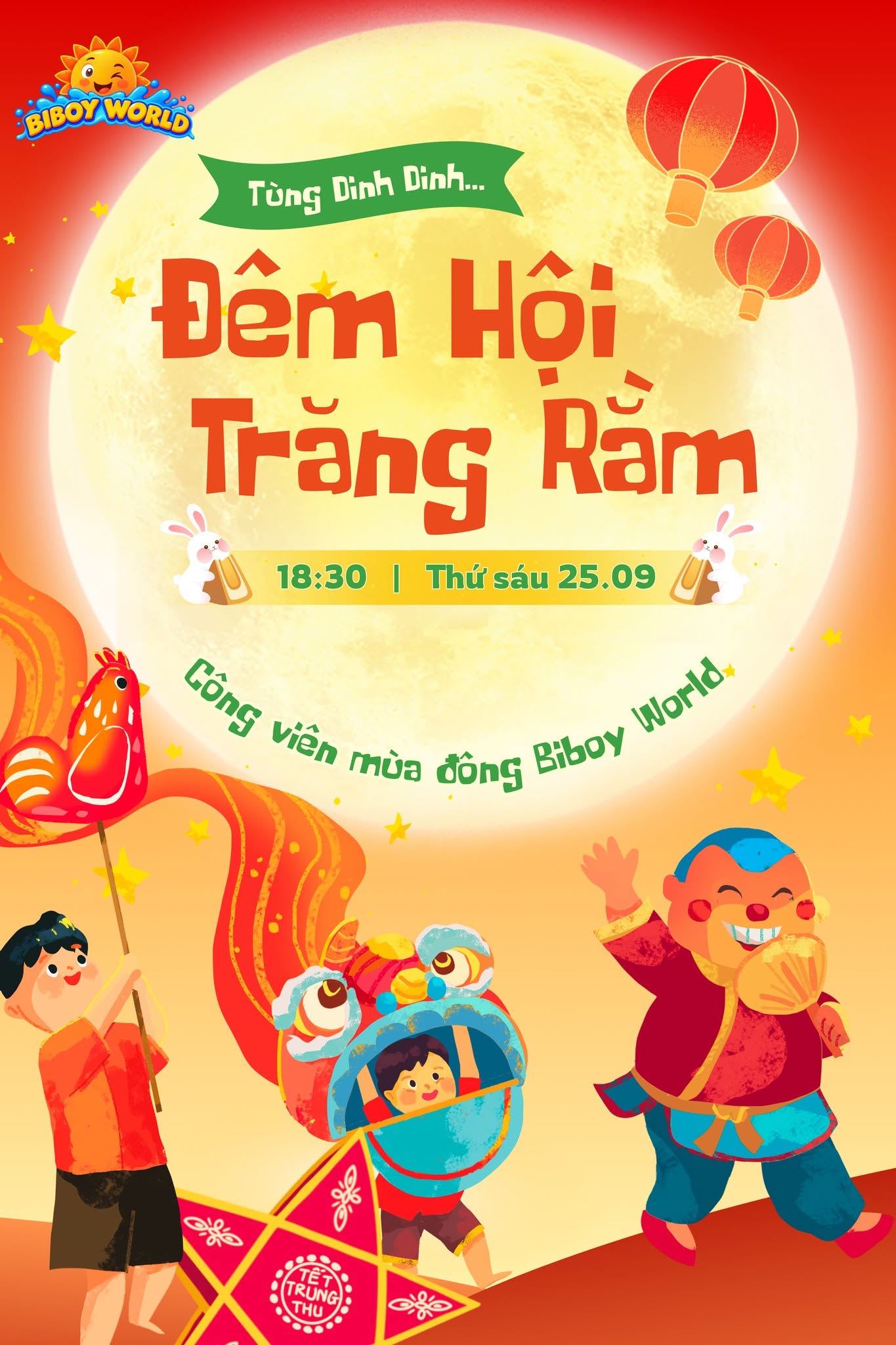 Đêm hội trăng rằm 2026 tại Phương Đông Vân Đồn