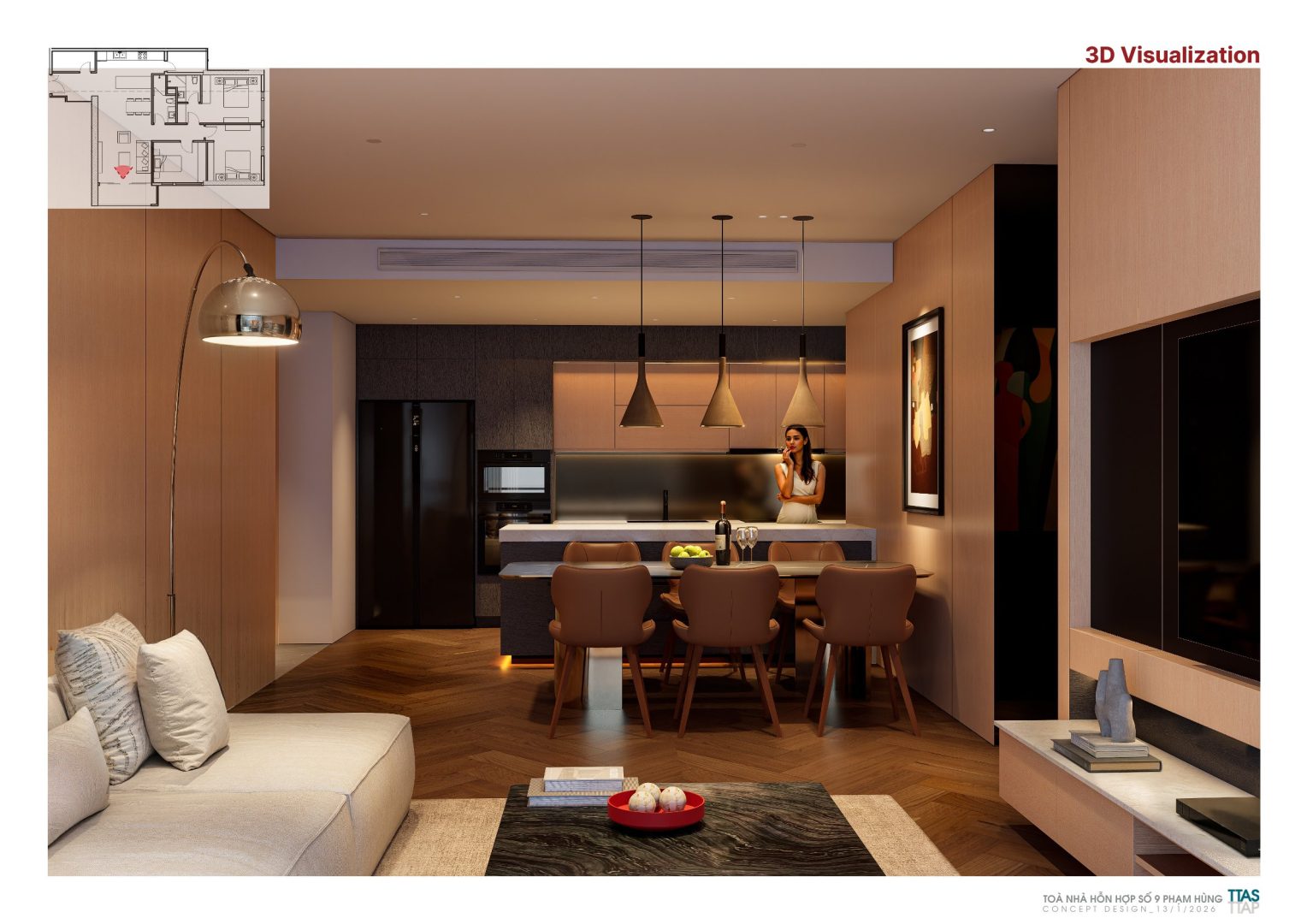 Thiết kế căn hộ dự án Grand Era Residence