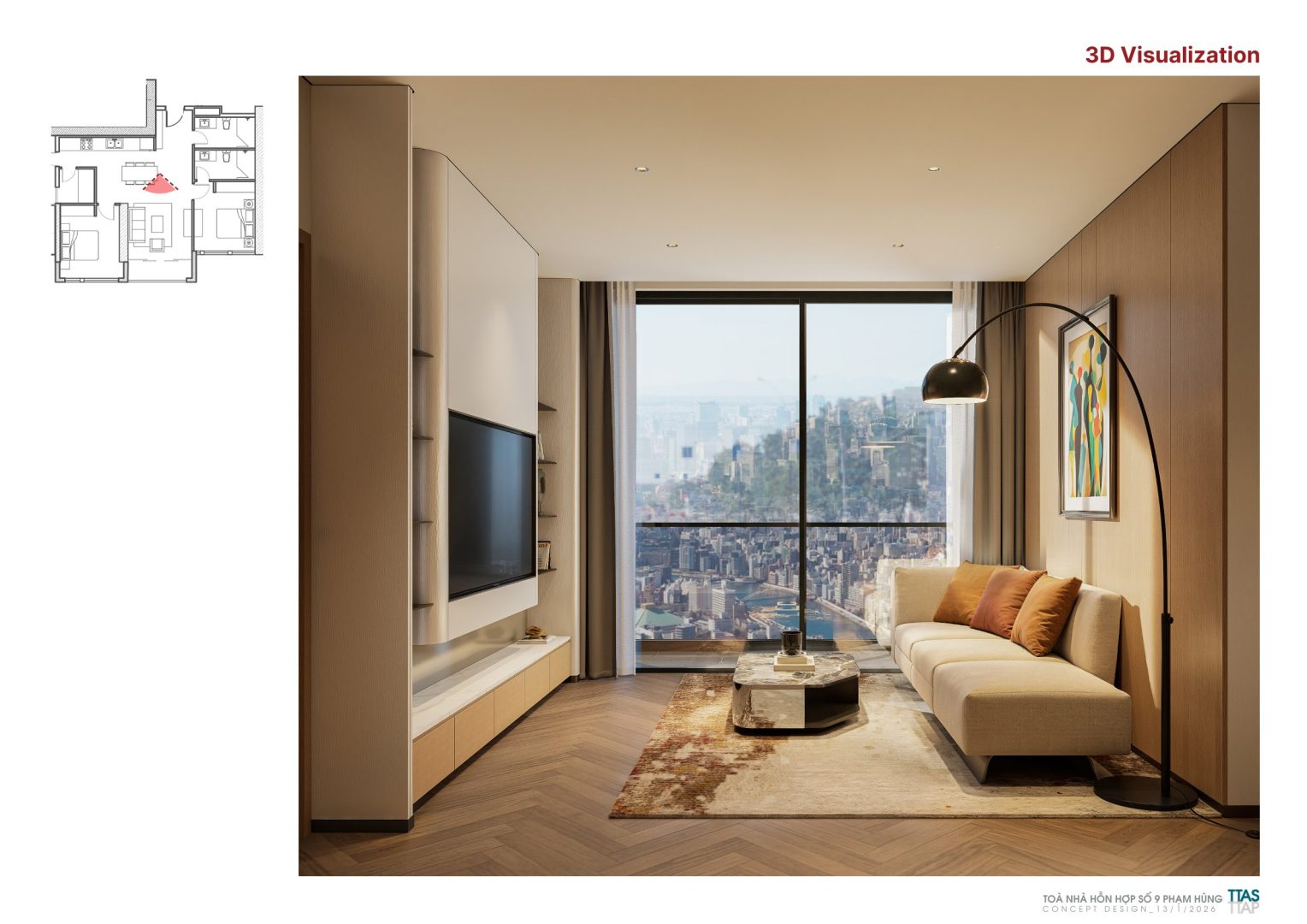 Thiết kế căn hộ dự án Grand Era Residence