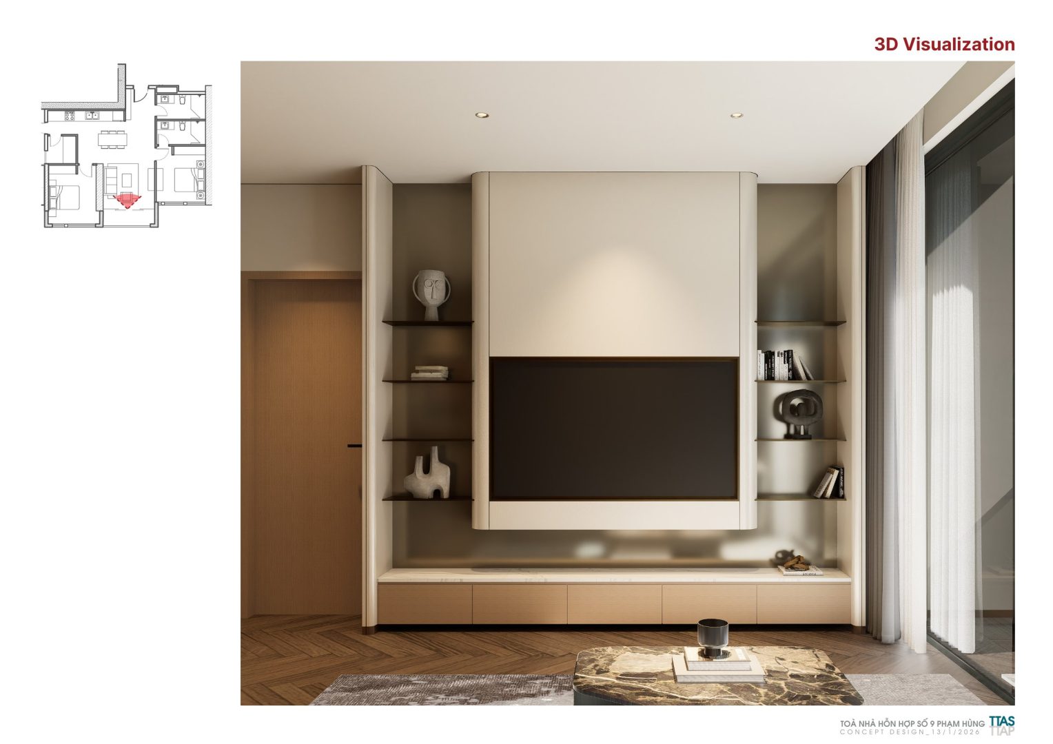Thiết kế căn hộ dự án Grand Era Residence