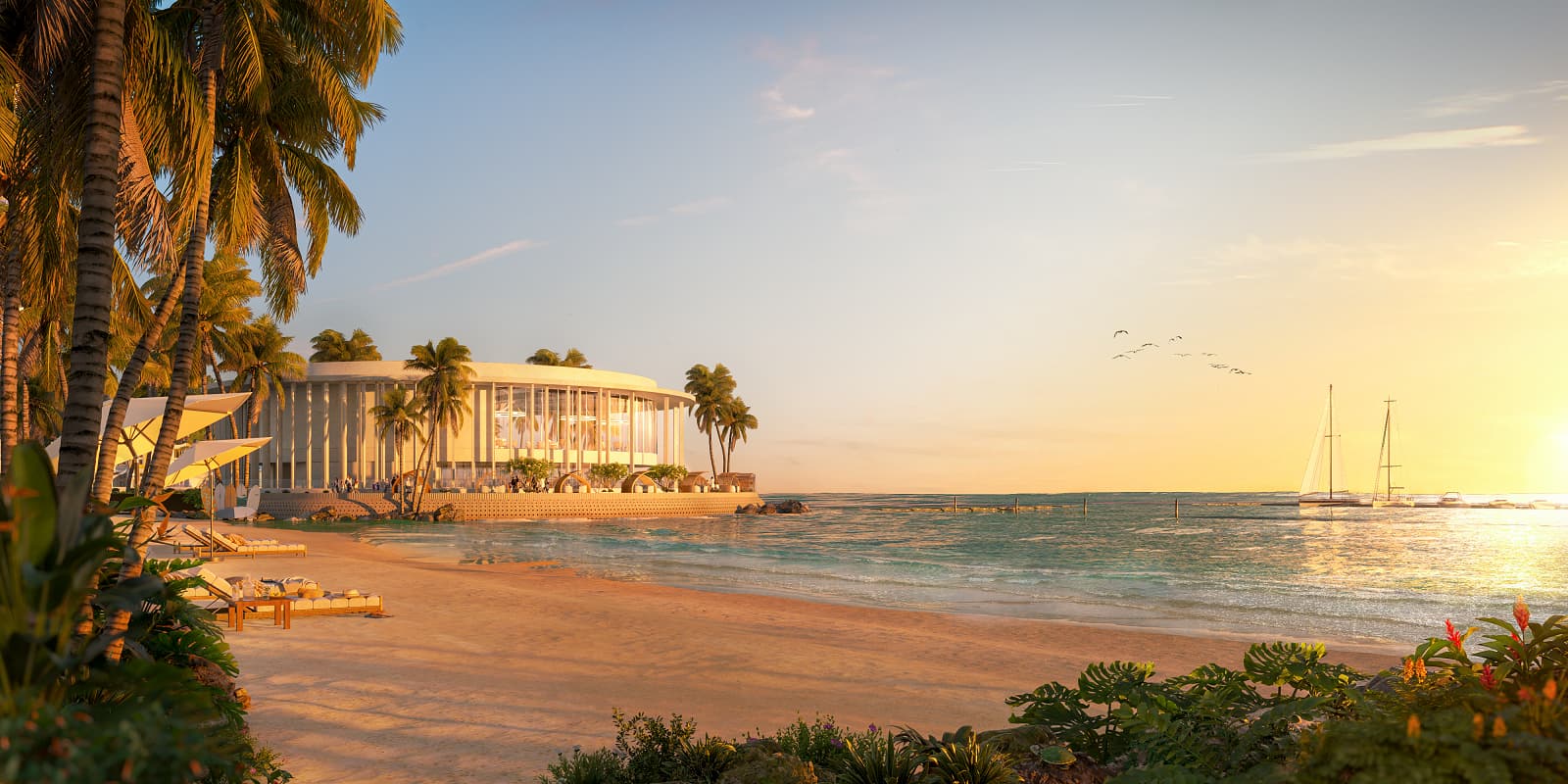 Bãi tắm tại dự án Alora Nha Trang